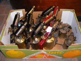 Selection of vintage blowtorches