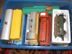 A selection of Continental plastic 0 gauge locomot