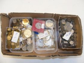 Various collectable crowns, six pence's etc.