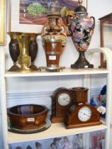 A quantity of ornamentals, including mantel clocks