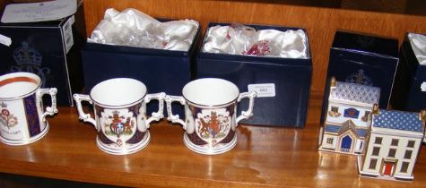 A quantity of Royal Crown Derby china, including f