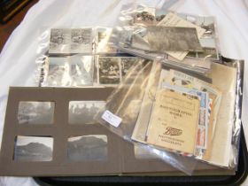 Sundry military photographs, cigarette cards and othe