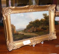 Attributed to R. THOMAS - an early oil on panel of