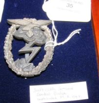 A German Luftwaffe Ground Combat badge