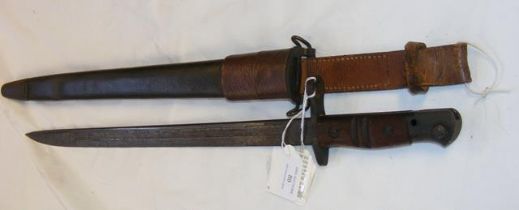 An American 1917 pattern bayonet by Remington