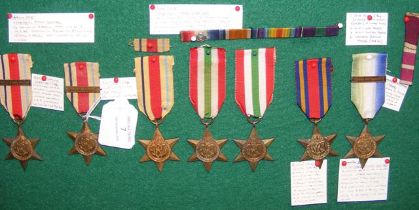 Two Second World War Africa Star medals -