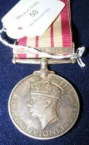 Second World War Service medal with Palestine clas