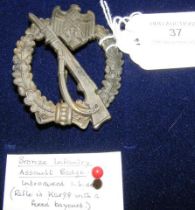 German bronze Infantry Assault badge