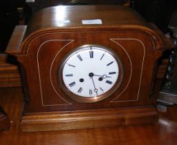 An antique mantel clock