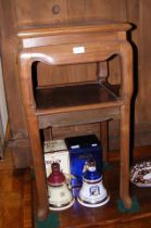 A marble top Chinese plant stand