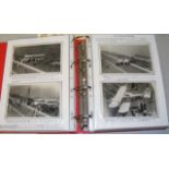 Two albums of mainly photographs of aircraft carri