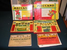 Vintage Meccano Toy set 1 and 'Mechanisms Outfit'