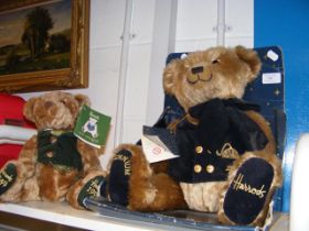 Two Harrods Bears dated 1999 and 2000