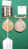 Second World War Indian Service medal - together
