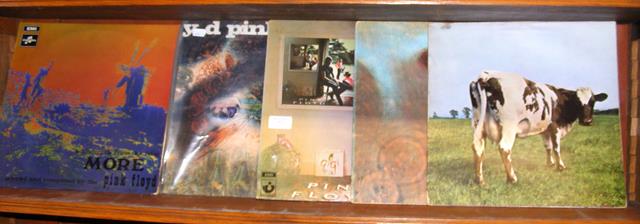 Five albums relating to Pink Floyd including Atom