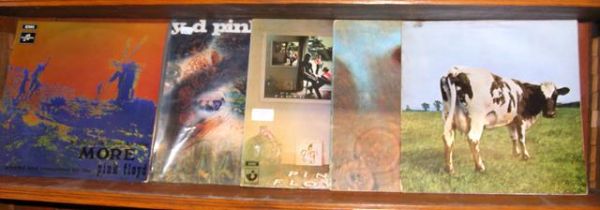 Five albums relating to Pink Floyd including Atom