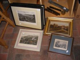 A quantity of antique engravings relating to The I