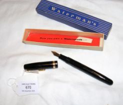 Watermans W3 fountain pen in box