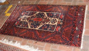 A small Middle Eastern rug - 150cm x 90cm