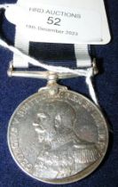 George V Long Service medal to P.O. W.H. Colenutt