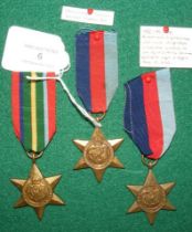 Meritorious Service medal - together with two others