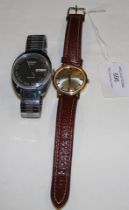 Two vintage gents wrist watches