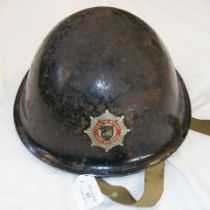 An early Isle of Wight Fire Brigade helmet