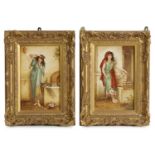A PAIR OF LATE 19TH CENTURY VIENNA PORCELAIN PLAQUES
