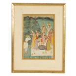 A LATE 18TH/EARLY 19TH CENTURY INDIAN MINIATURE