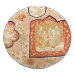 A LARGE MEIJI PERIOD JAPANESE PORCELAIN CHARGER