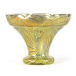 AN EARLY 20TH-CENTURY IRIDESCENT GLASS FRITZ HECKERT ‘CHANGEANT’ VASE BY OTTO THAMM