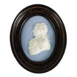 AN LATE 18TH CENTURY WEDGWOOD PORTRAIT PLAQUE