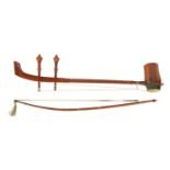 A SAW DUANG TWO STRING THAI FIDDLE WITH BOW