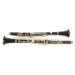 TWO EARLY 20TH CENTURY BUFFET CLARINETS