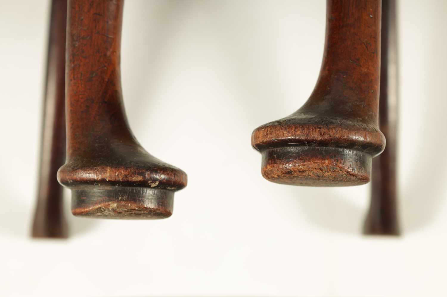 A FINE PAIR OF GEORGE II MAHOGANY UPHOLSTERED SIDE CHAIRS OF GENEROUS SIZE - Image 2 of 10