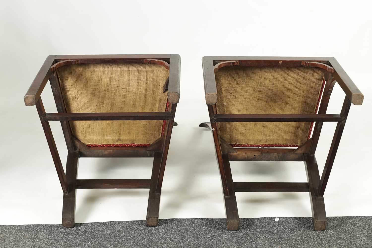 A PAIR OF GEORGE III CHIPPENDALE STYLE MAHOGANY SIDE CHAIRS - Image 7 of 7