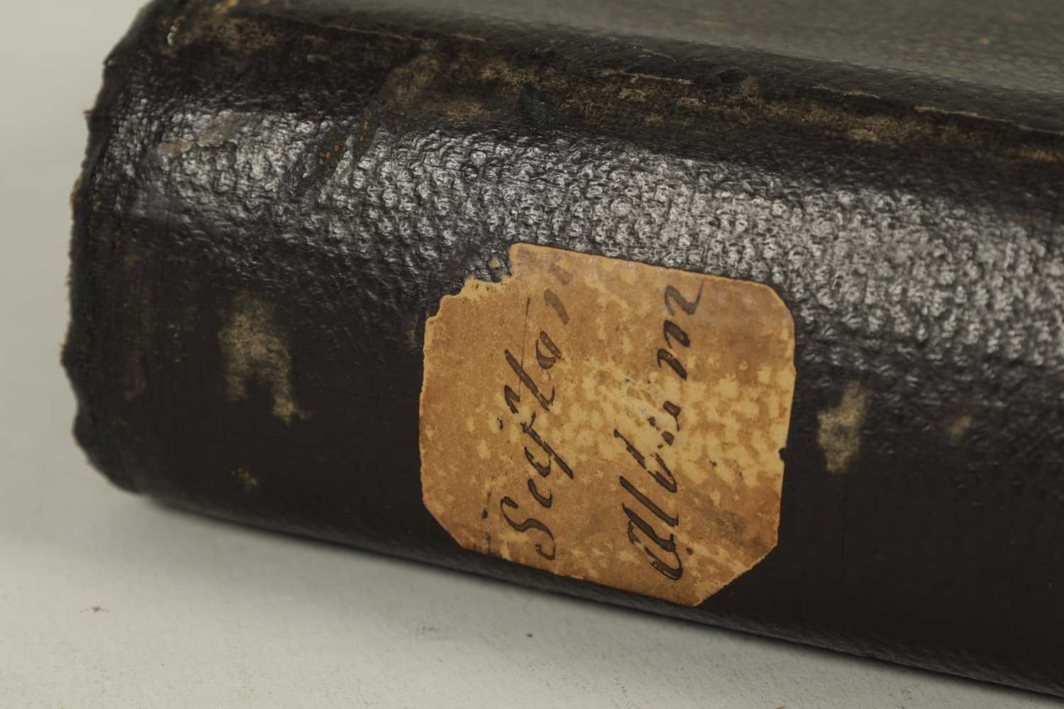 A 19TH CENTURY GILT TOOLED RED LEATHER AND CANVAS BOUND PORT FOLIO OF WATERCOLOUR DRAWINGS LABELLED - Image 25 of 45