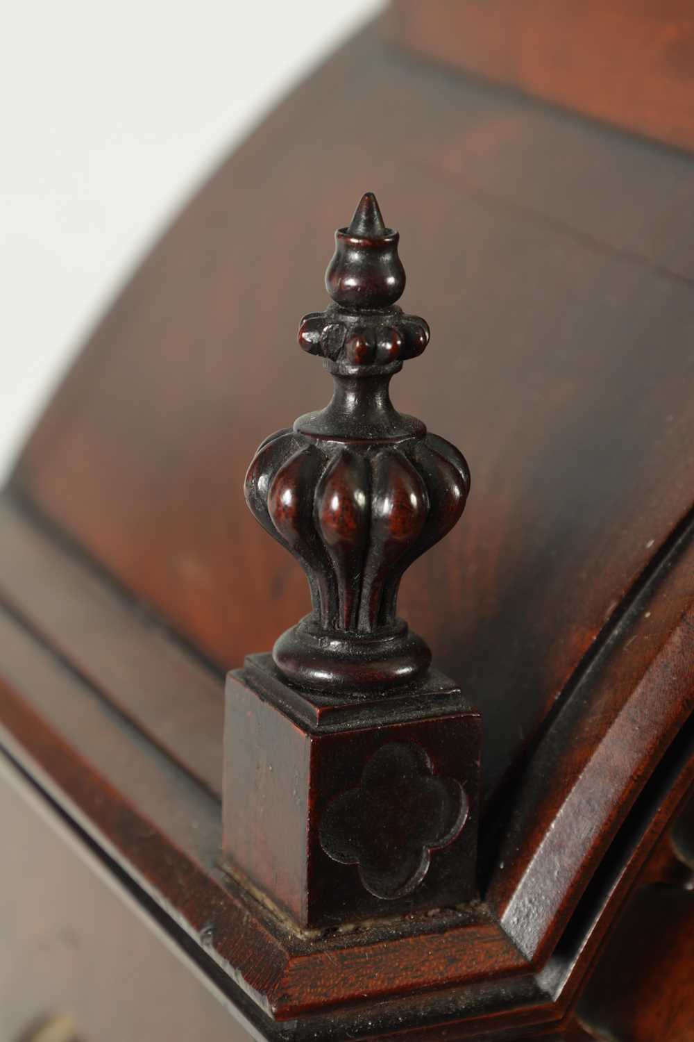 JACKSON & SON, BRISTOL. A REGENCY FIGURED MAHOGANY EIGHT-DAY FUSEE BRACKET CLOCK - Image 4 of 10