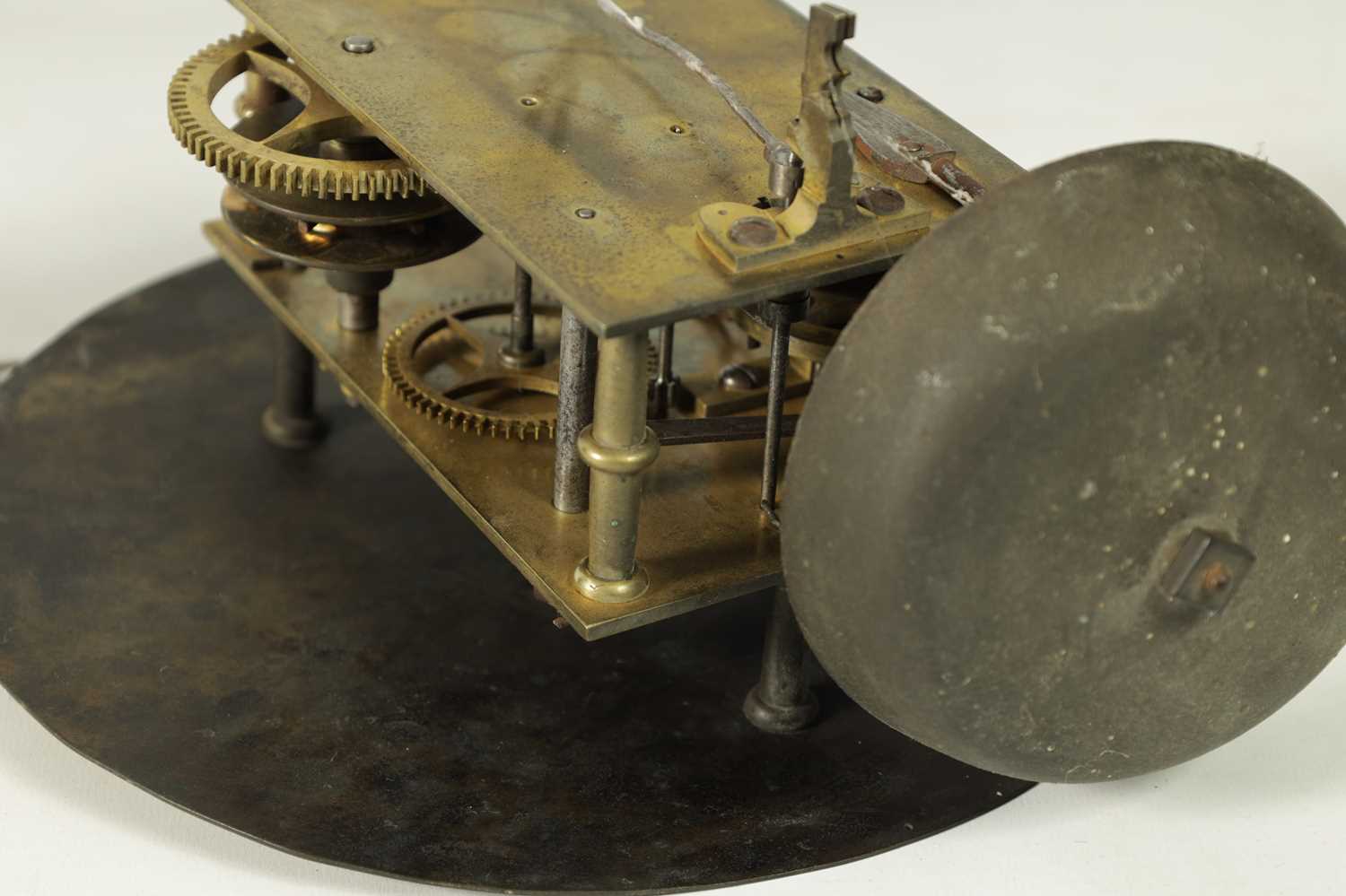 WHITEHURST, DERBY. A LATE GEORGE III HOODED WALL CLOCK - Image 4 of 10