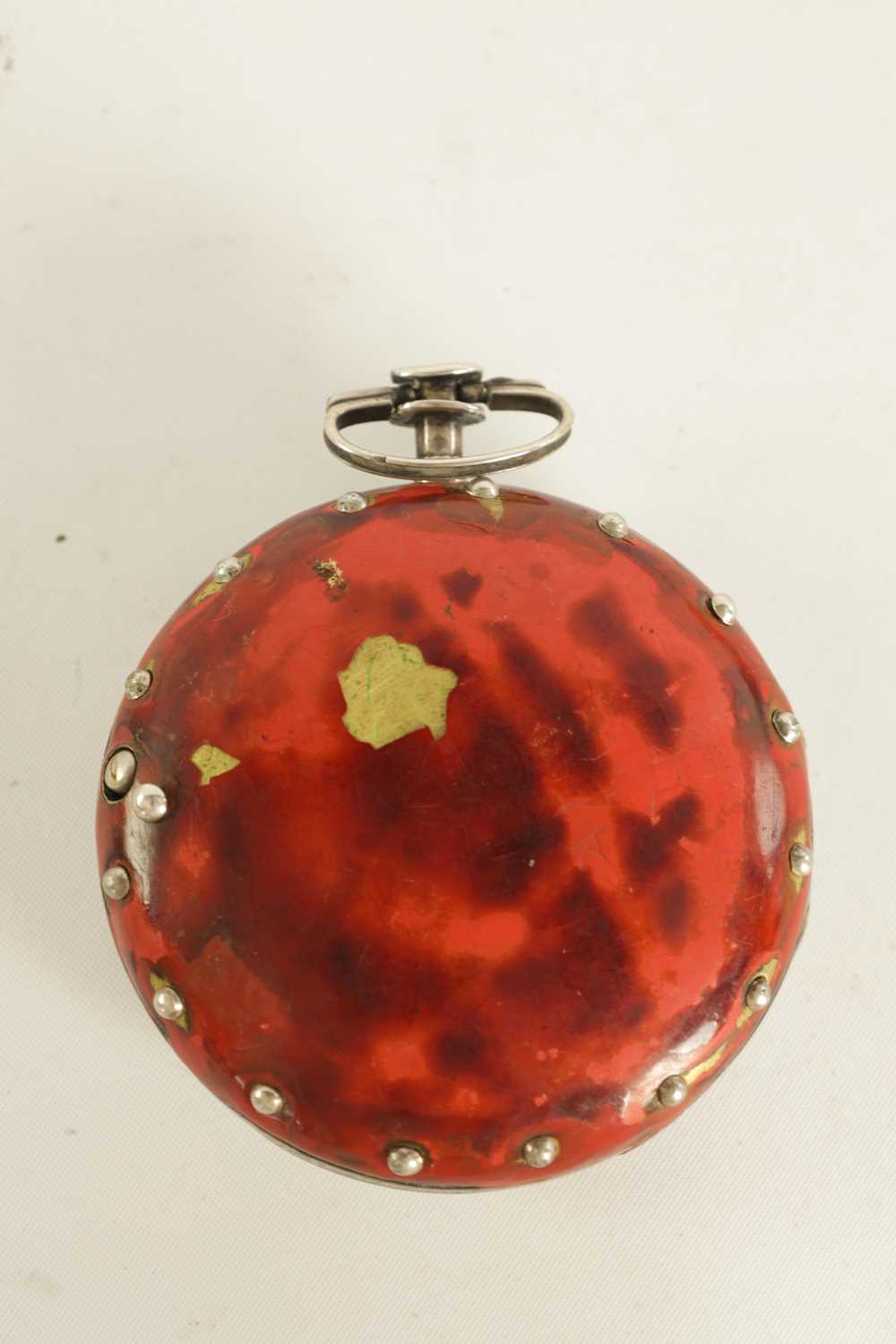 A LATE 18TH CENTURY CONTINENTAL PAIR CASE VERGE POCKET WATCH - Image 9 of 9