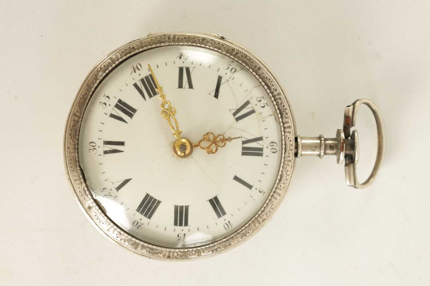 A LATE 18TH CENTURY CONTINENTAL PAIR CASE VERGE POCKET WATCH - Image 2 of 9