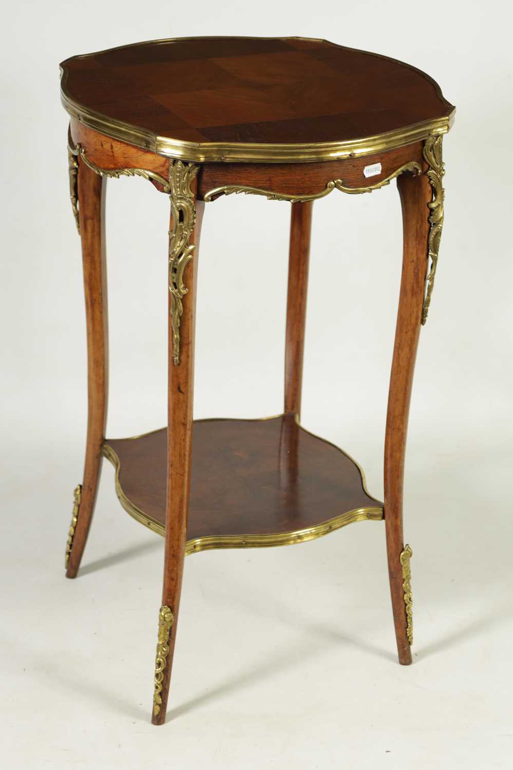 A LATE 19TH CENTURY FRENCH ORMOLU MOUNTED WALNUT OCCASIONAL TABLE - Image 6 of 6