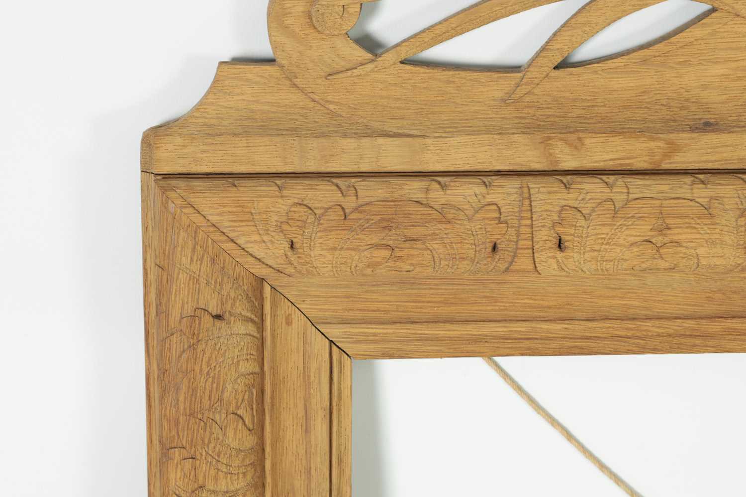 A LATE 19TH CENTURY CARVED OAK BLACK FOREST FRAME - Image 4 of 6