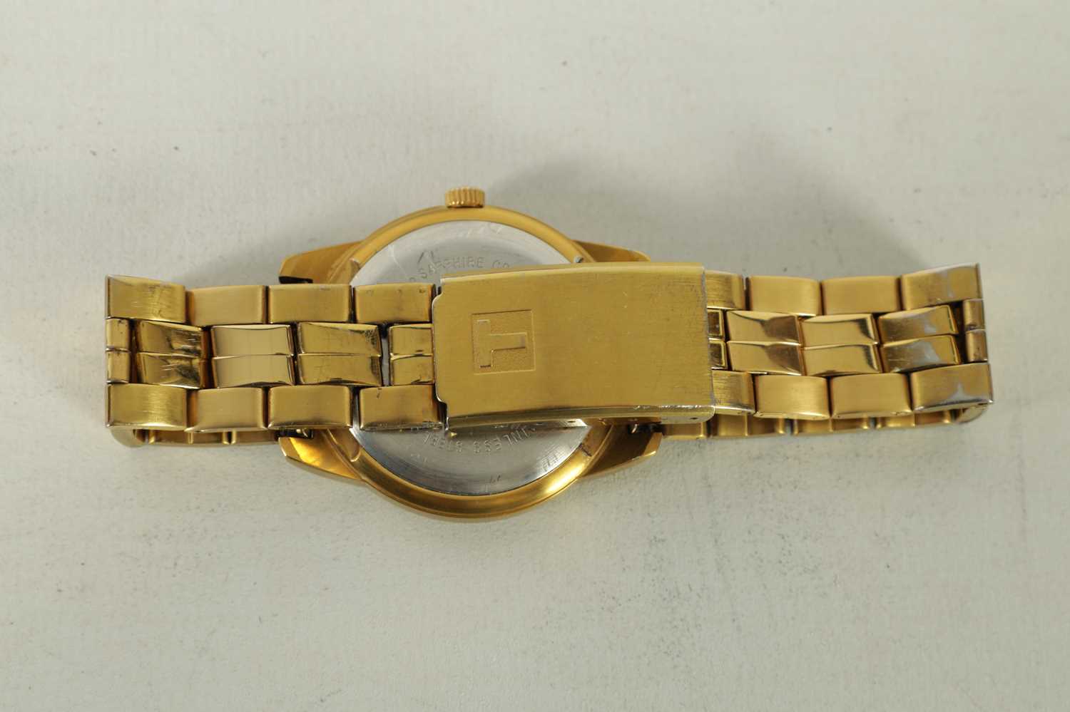 A GENTLEMAN’S GOLD PLATED TISSOT WRISTWATCH - Image 4 of 6