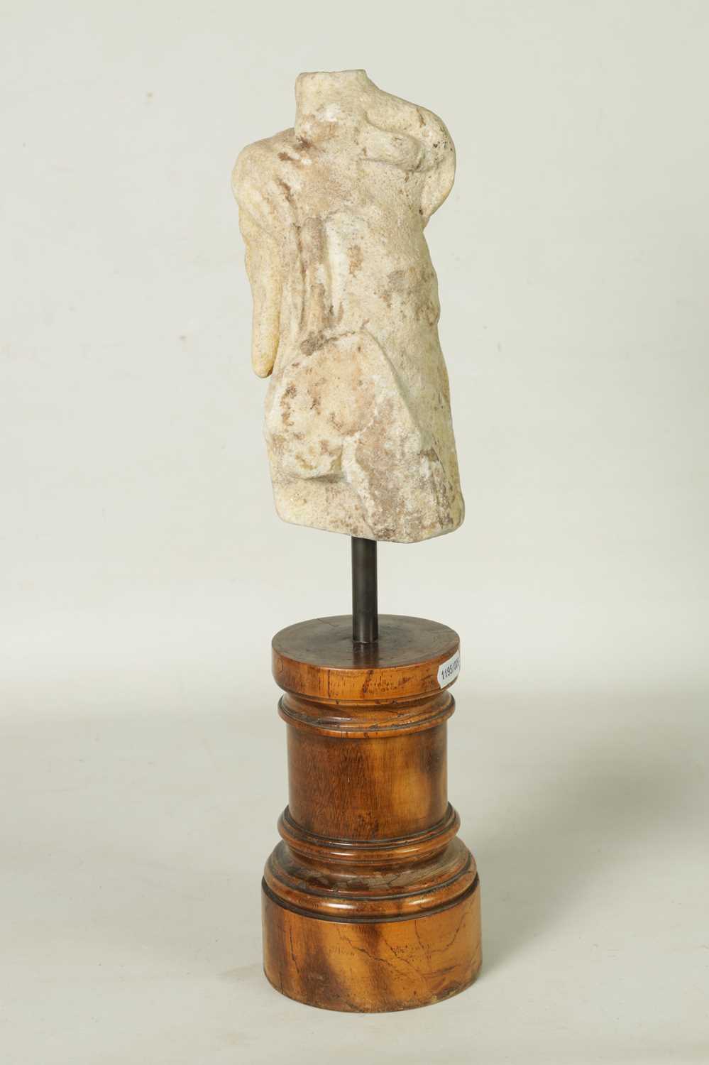 AN ANCIENT ROMAN 1ST/2ND CENTURY MARBLE FRAGMENT - Image 6 of 6