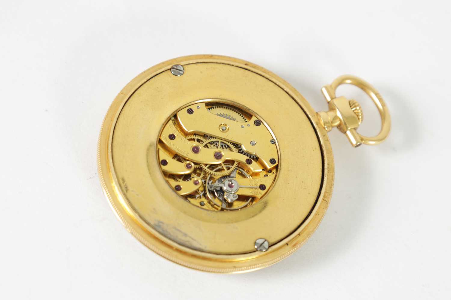 A 9CT GOLD LONGINES OPEN FACE POCKET WATCH - Image 5 of 5