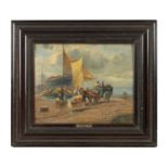 ATT. ADOLF SCHWARZ. A 19TH CENTURY OIL ON BOARD