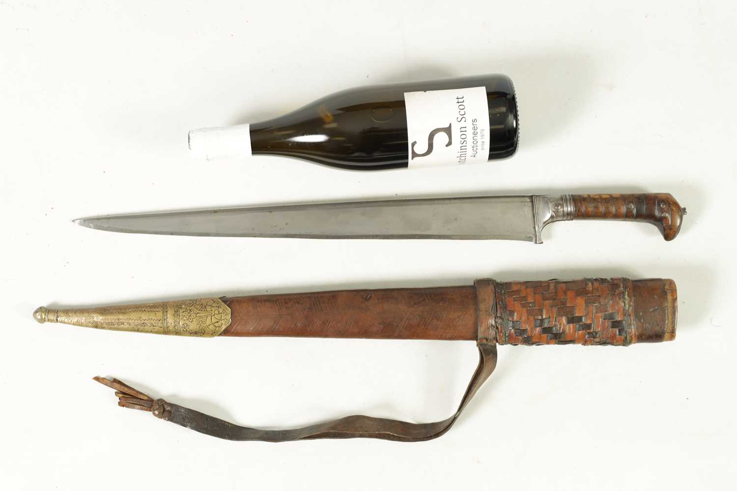 A 19TH CENTURY INDIAN KHYBER KNIFE - Image 5 of 10