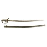 A 19TH CENTURY OFFICERS ARTILLERY DRESS SWORD