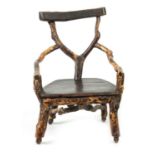 A 19TH CENTURY COUNTRY HEDGEROW CHAIR